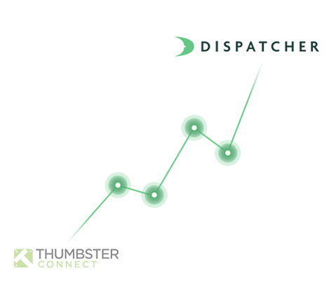 Trend Line Connecting Thumbster Connect and Dispatcher.com