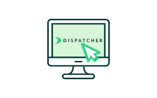 Dispatcher.com Desktop Graphic.