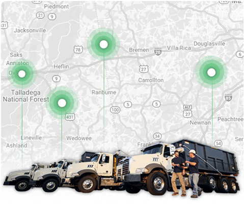 Map View of Assets and Trucks