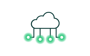 Cloud with Connected Dots