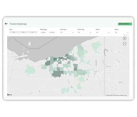 Ticket Heatmap Report