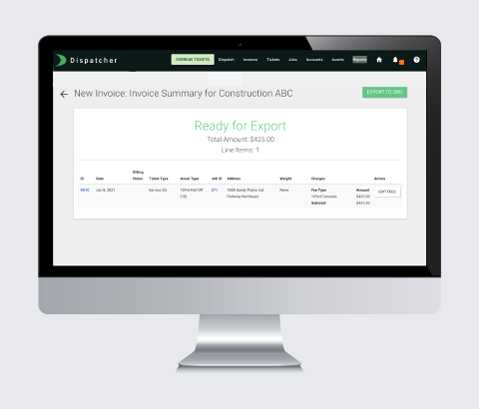 Dispatcher.com and QuickBooks Sync for Easy Invoicing